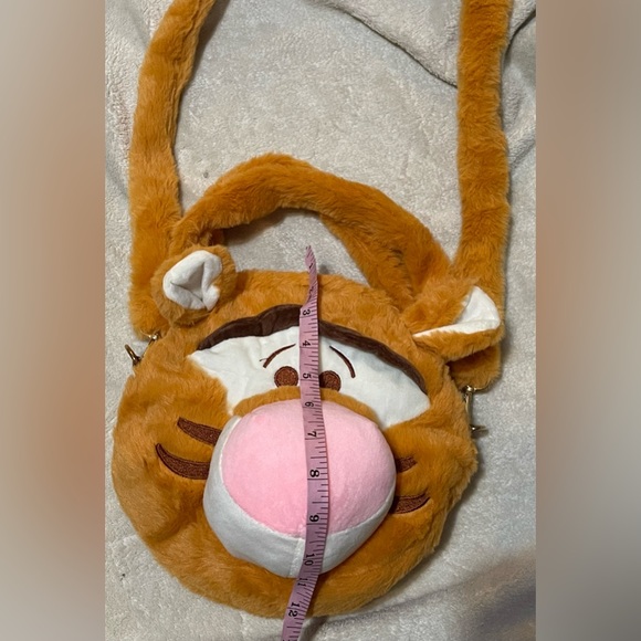Tigger head soft cross body purse with handles too - Picture 3 of 4